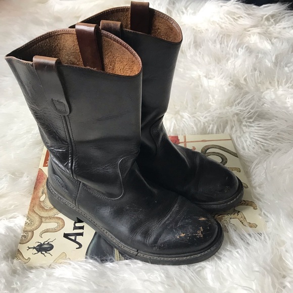 Dickies Other - Dickies men’s black leather Moto boots